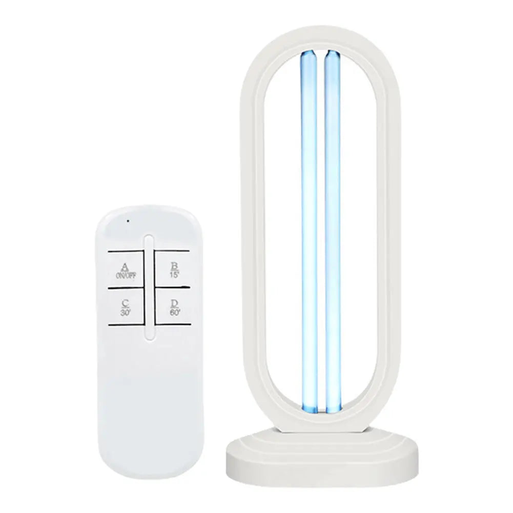 Purevia UV-C Desinfectielamp | 38W | Met Afstandsbediening & 3 Timer-instellingen | UV + Ozon | 41,5 × 18 cm