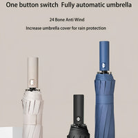 Automatische paraplu – UV-bescherming SPF 50+, Compact & Windbestendig