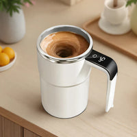 Zelfroerende Mok met LCD & USB | Automatische Beker voor Koffie en meer | RoerMeester