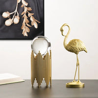 Flamingo-figuur van hars moderne decoratie