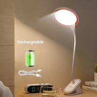 Lunivo LED Touch-tafellamp | Met accu & natuurlijk licht | 4000K kleurtemperatuur | Modern ontwerp van kunststof