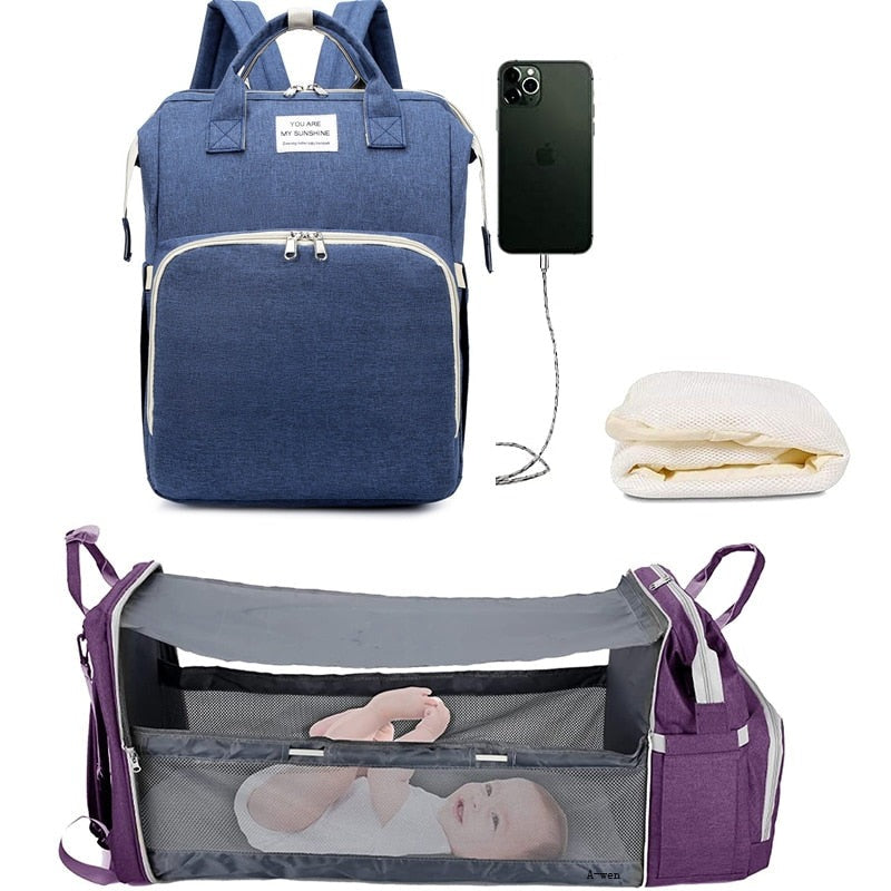 2-in-1 luiertas voor baby's