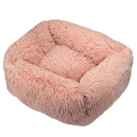 FurHaven Deluxe Dog Lounger | Lang pluche, wasbaar bed voor honden en katten