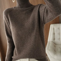 LuxeMerino Classic Mock Neck Sweater | Exquise merinowollen pullover voor ultieme warmte en zachtheid deze herfst en winter