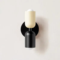 Moderne wandlamp in japandi-stijl