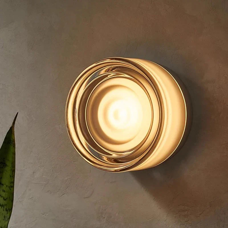 LustreLume Designer wandlamp | Moderne ronde verlichting voor slaapkamers en gangen