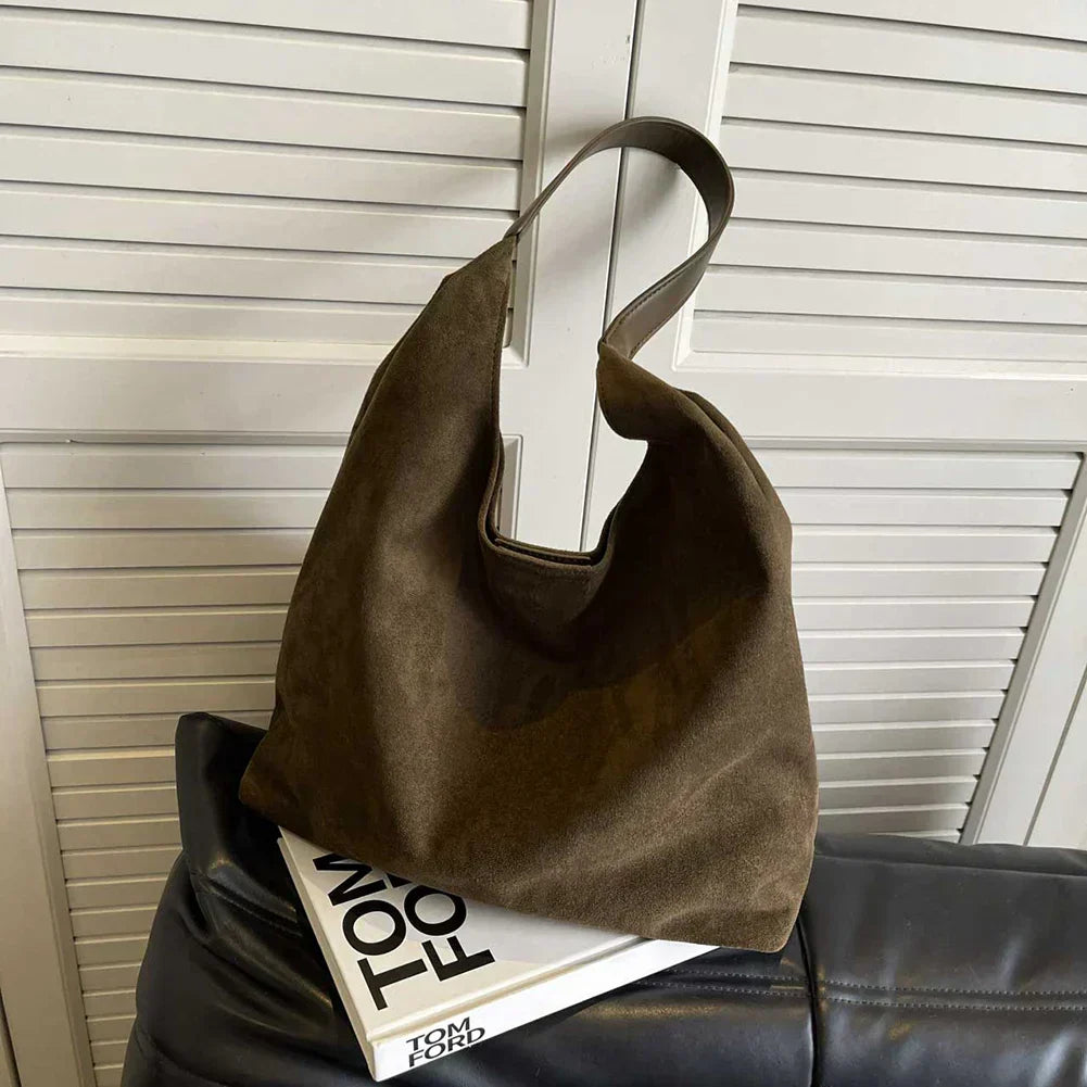 Tote Tas in Natuurlijke Fluweel
