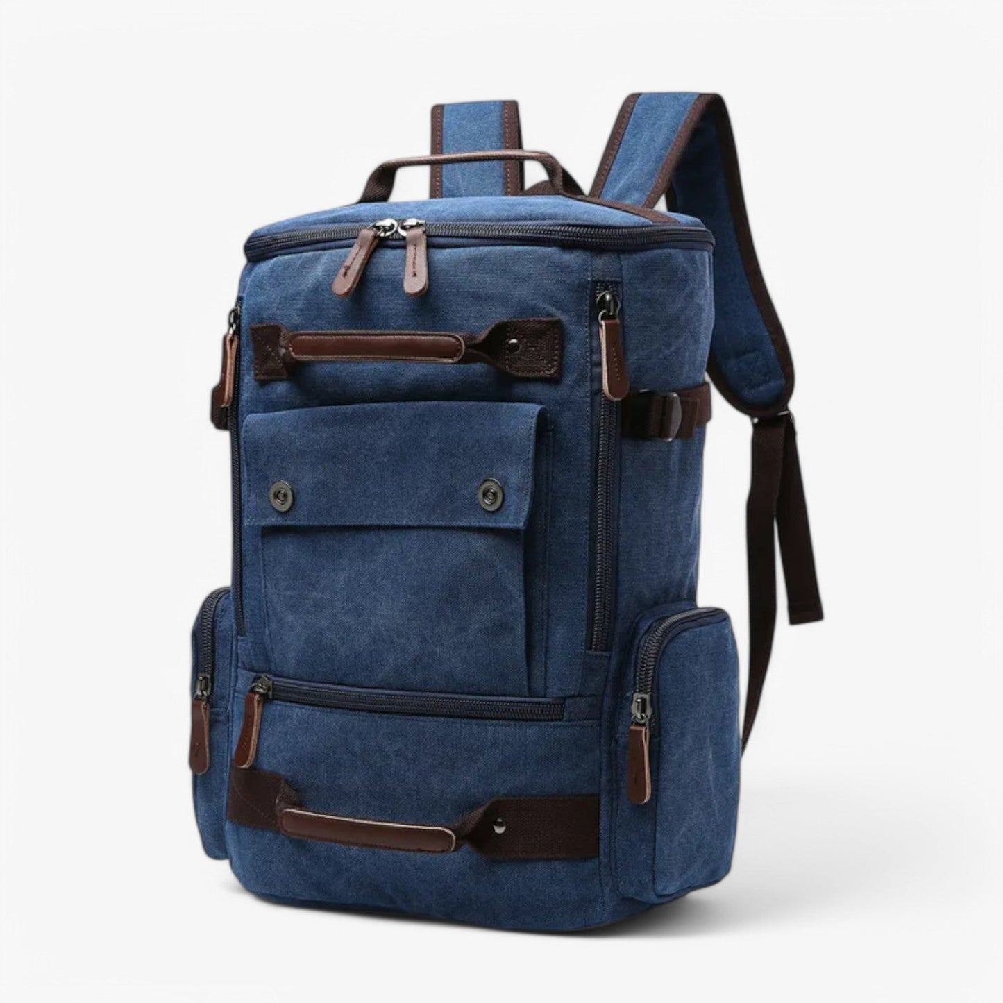 VintageCanvas Rugzak – Stijlvol & Functioneel met Laptopvak voor Dagelijks Gebruik & Avontuur