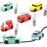 De magische auto die je tekeningen volgt alsof het magie is