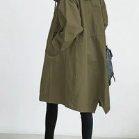Winddichte Dames Trenchcoat met Kap