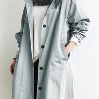 Winddichte Dames Trenchcoat met Kap