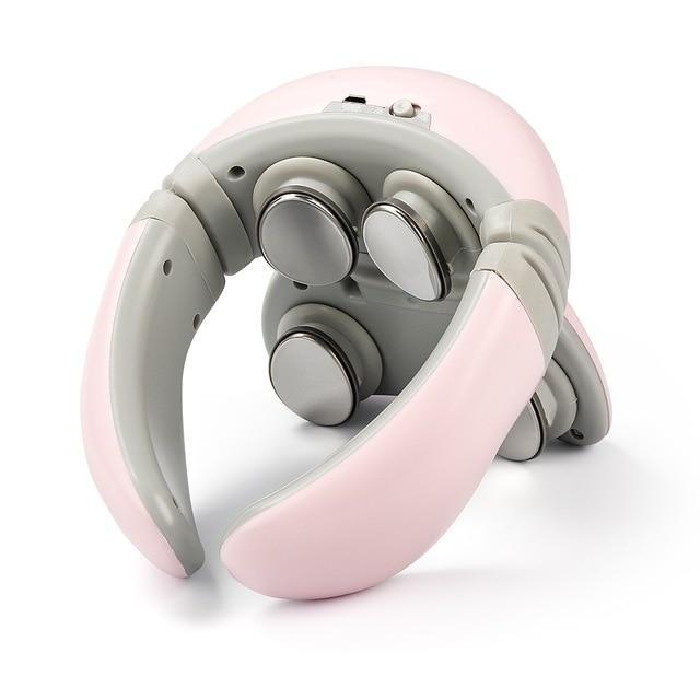 SerenityWave | Draadloze 4D massageapparaat voor nek en schouders met warmte
