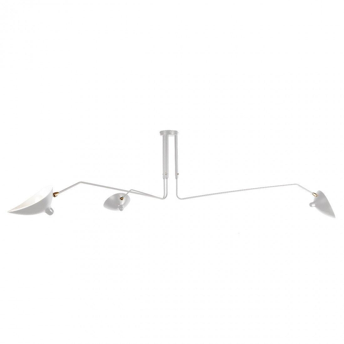 Jaler Industrie Drie Arm Plafondlamp