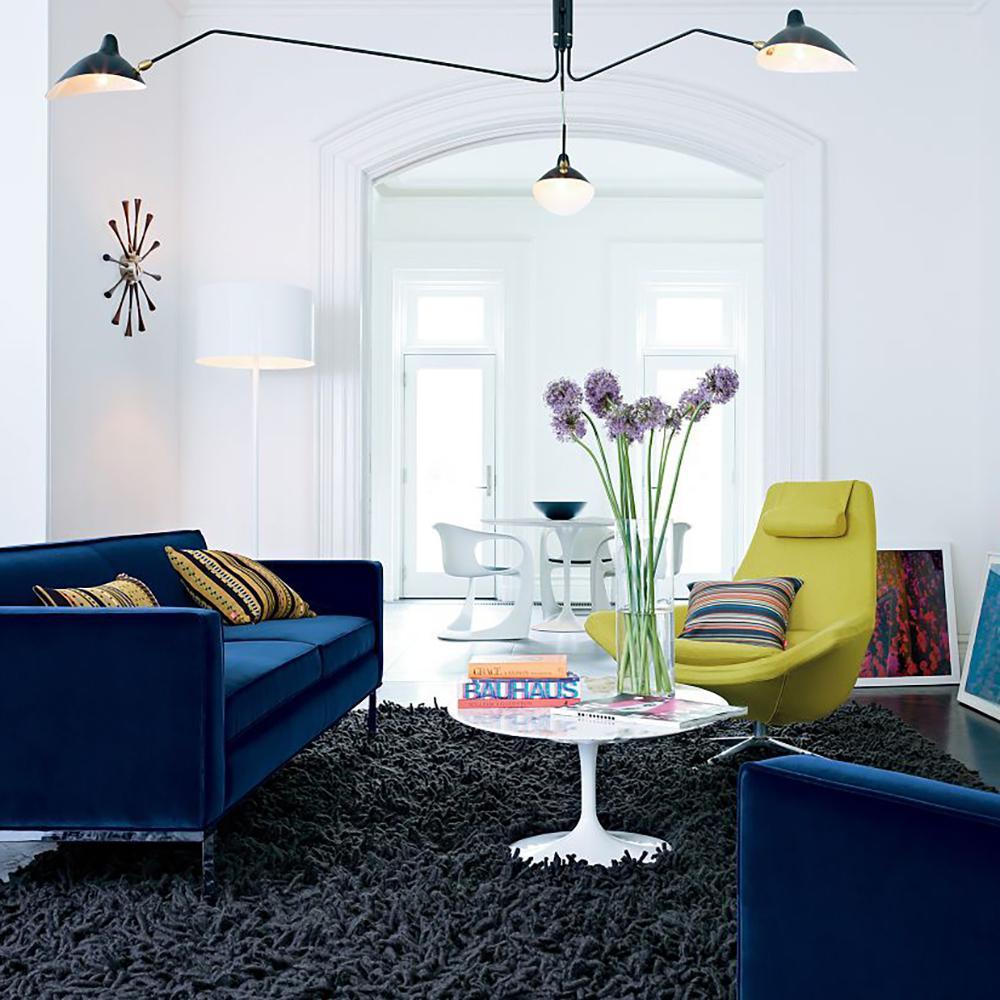 Lustra Plafondlamp Drie Armen Minimalistisch