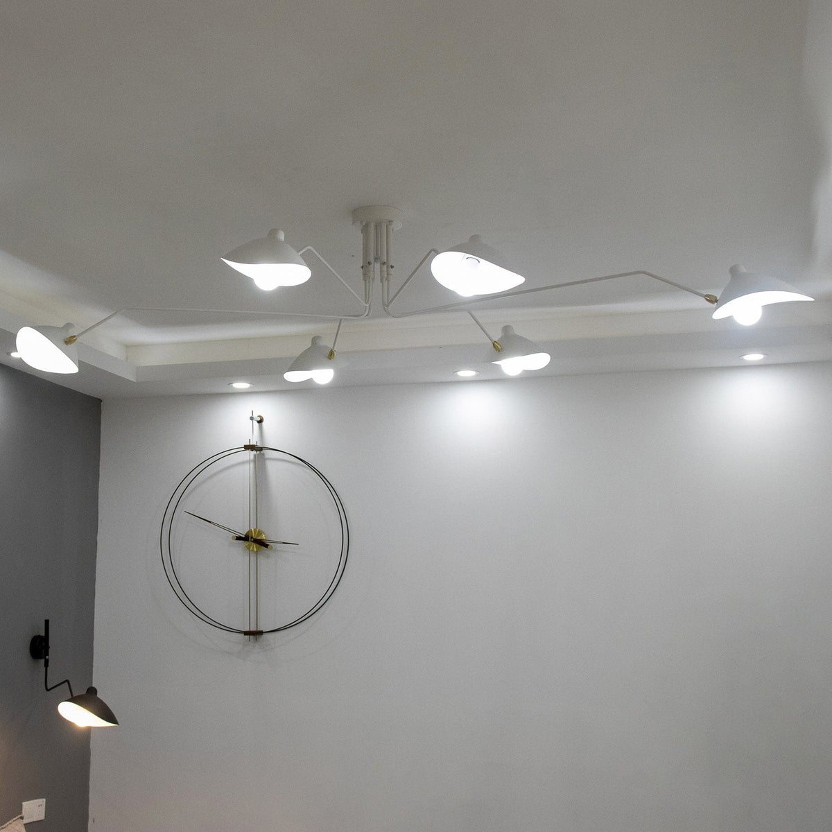 Jaler Industrie Drie Arm Plafondlamp