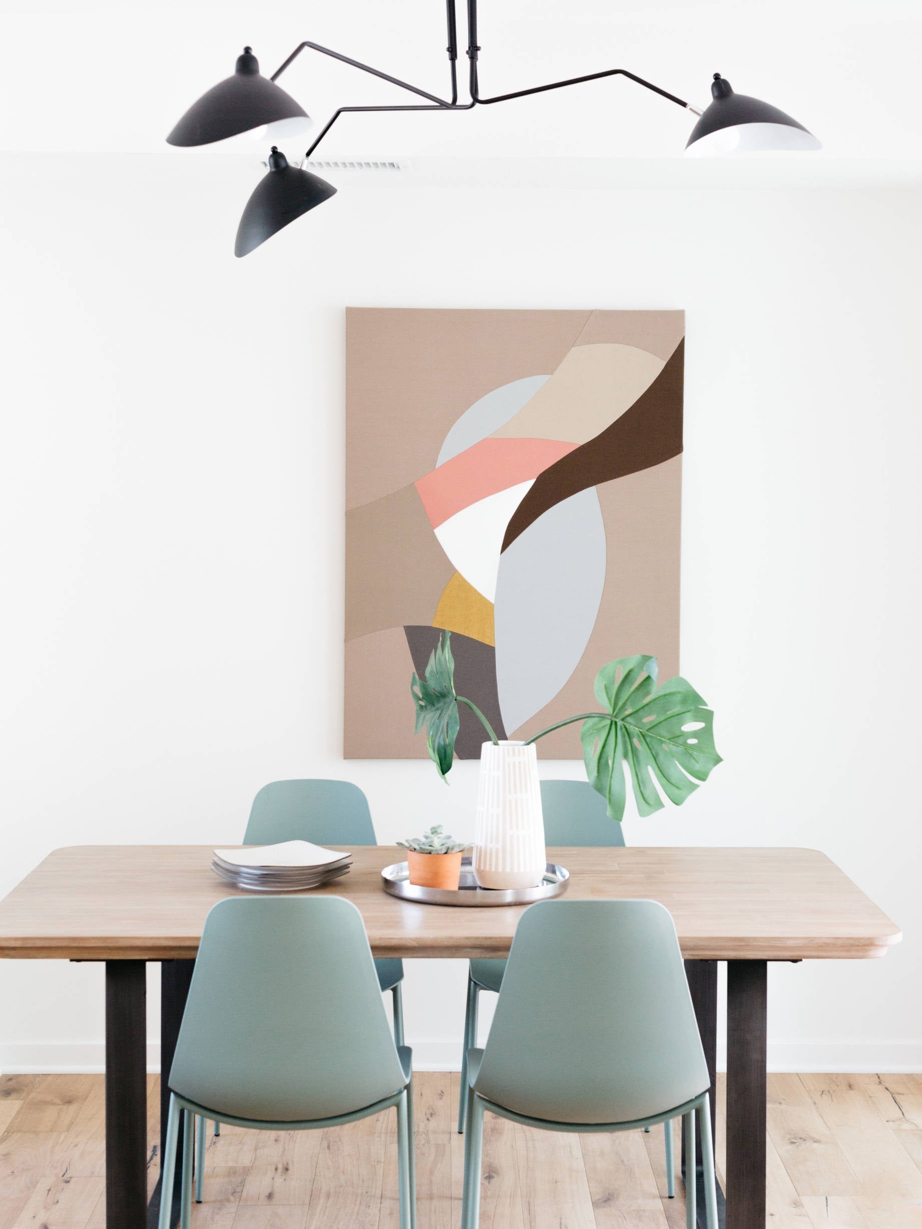 Lustra Plafondlamp Drie Armen Minimalistisch