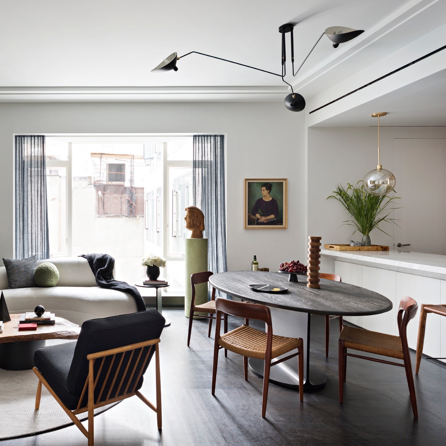 Lustra Plafondlamp Drie Armen Minimalistisch