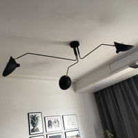 Jaler Industrie Drie Arm Plafondlamp