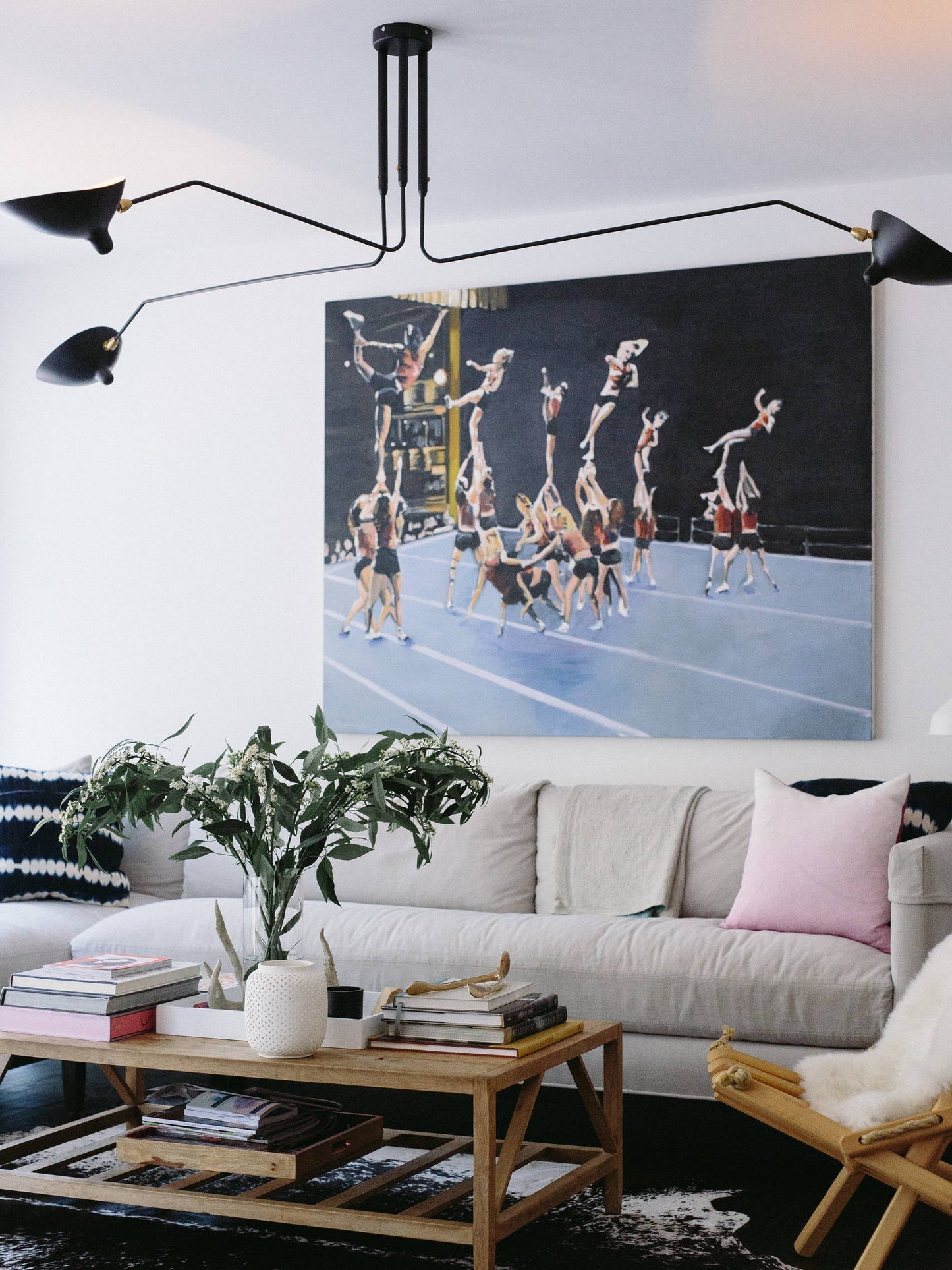 Lustra Plafondlamp Drie Armen Minimalistisch