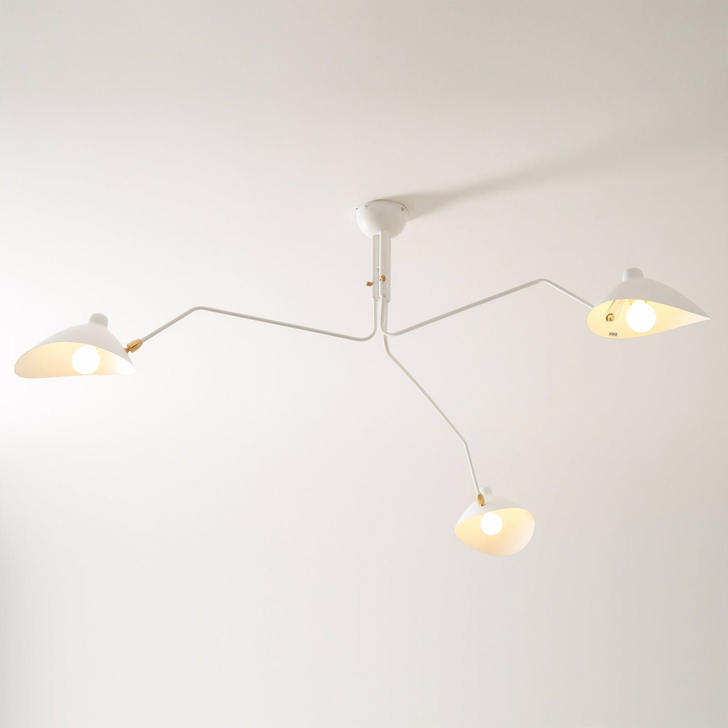 Lustra Plafondlamp Drie Armen Minimalistisch