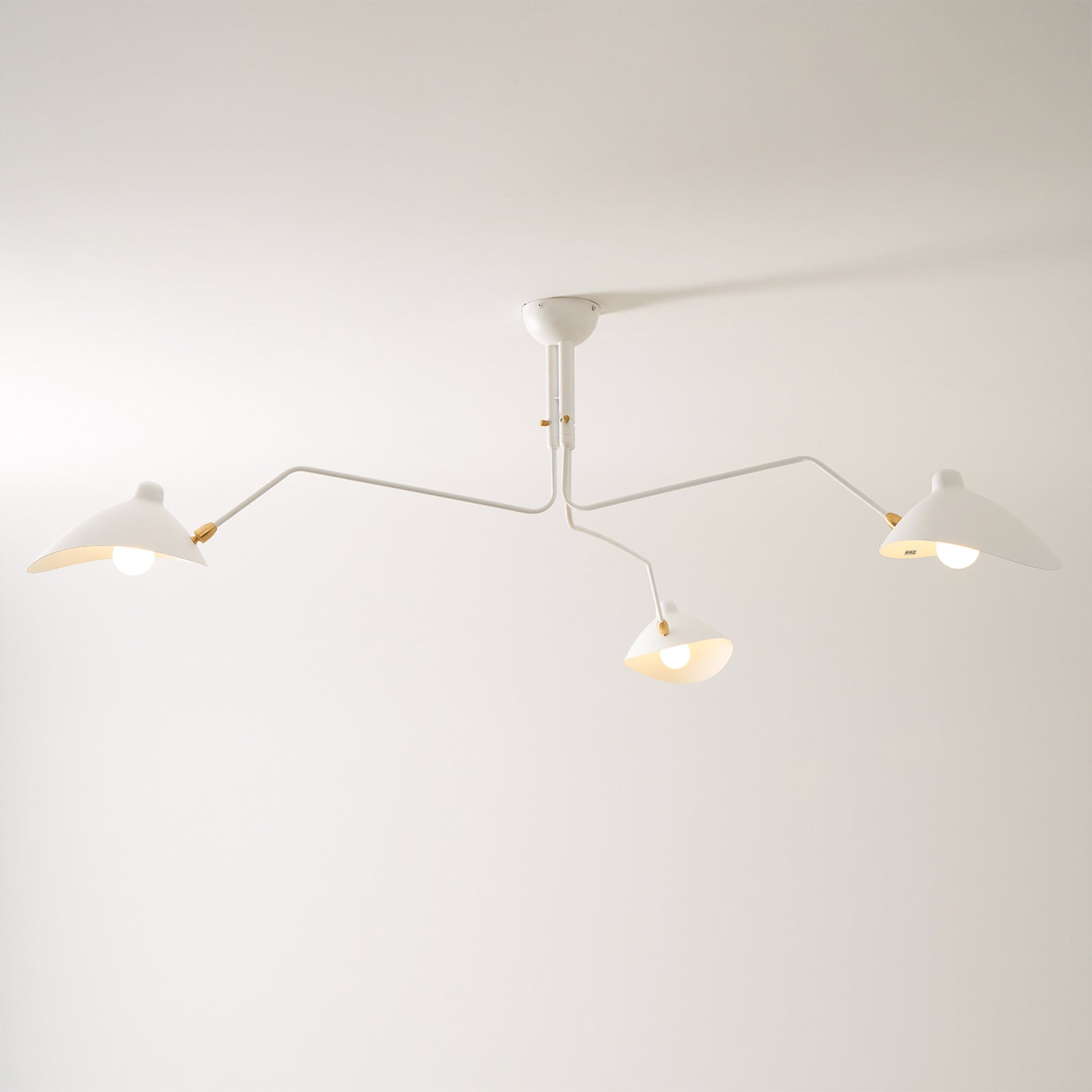 Lustra Plafondlamp Drie Armen Minimalistisch