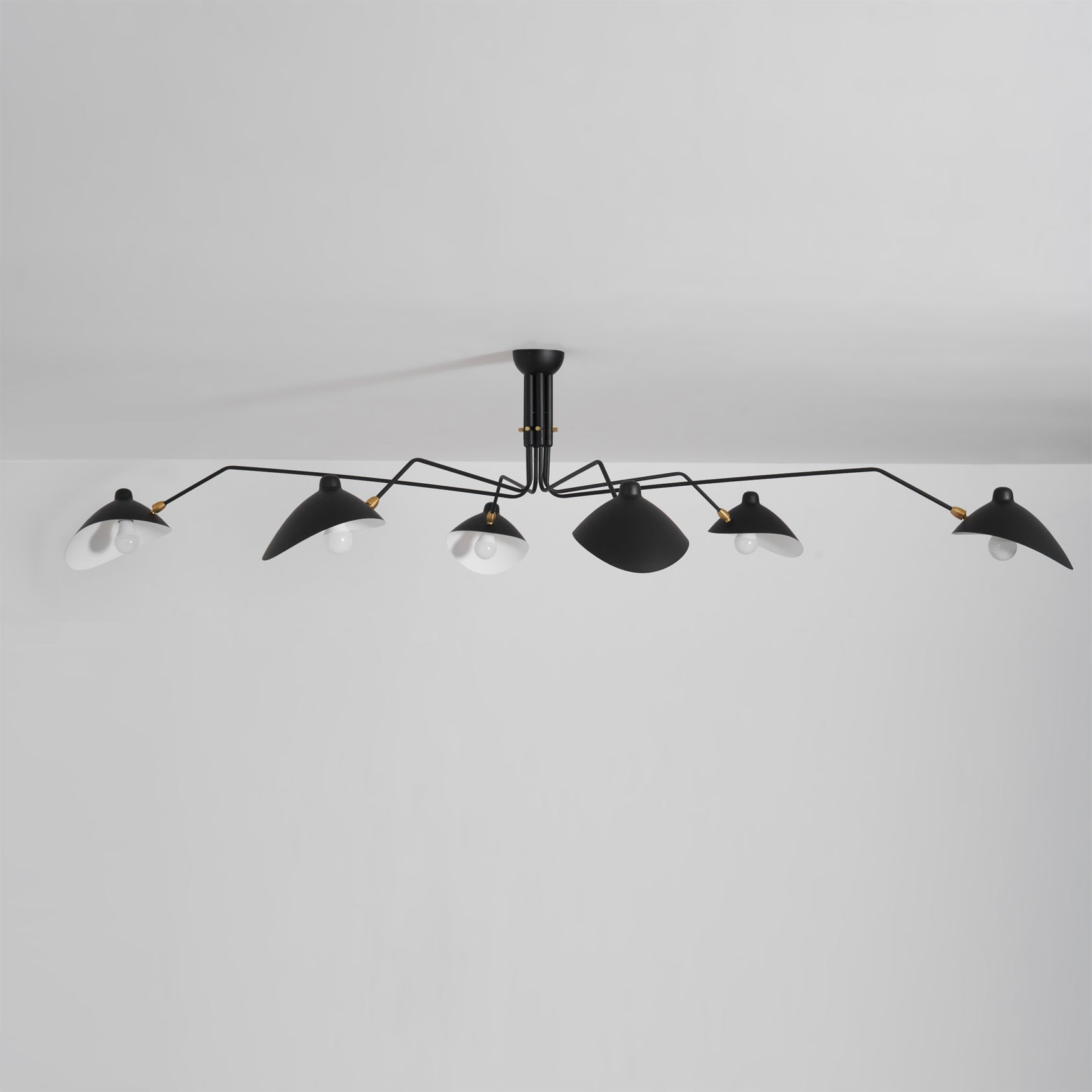 Lustra Plafondlamp Drie Armen Minimalistisch