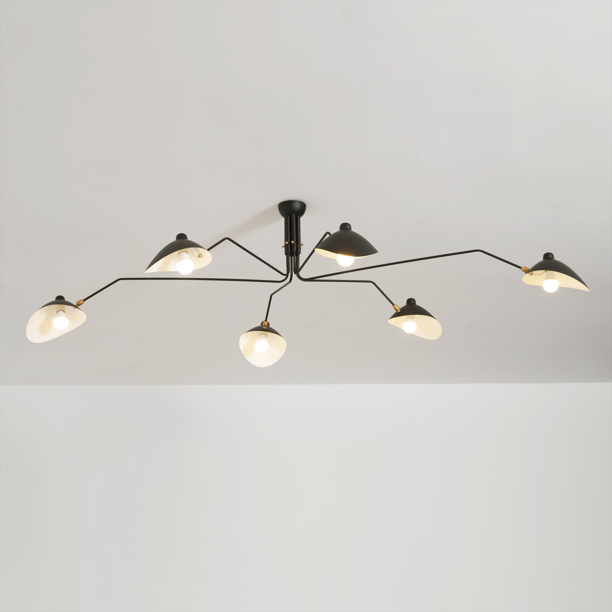 Lustra Plafondlamp Drie Armen Minimalistisch