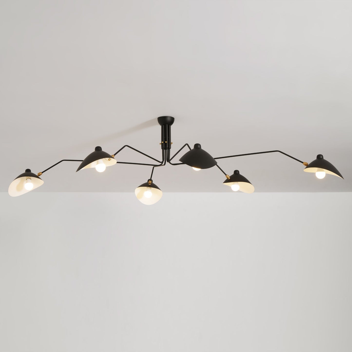 Lustra Plafondlamp Drie Armen Minimalistisch