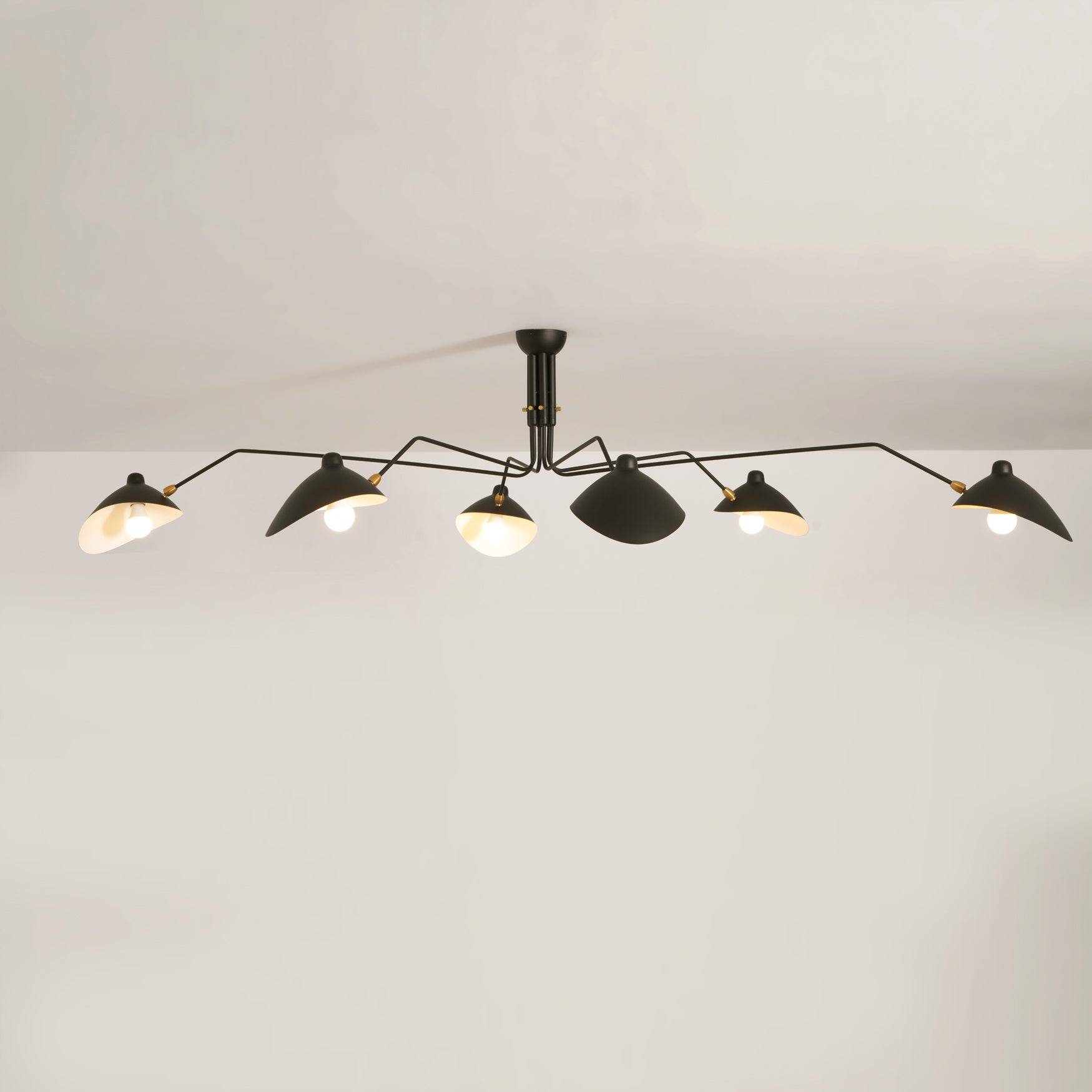 Lustra Plafondlamp Drie Armen Minimalistisch