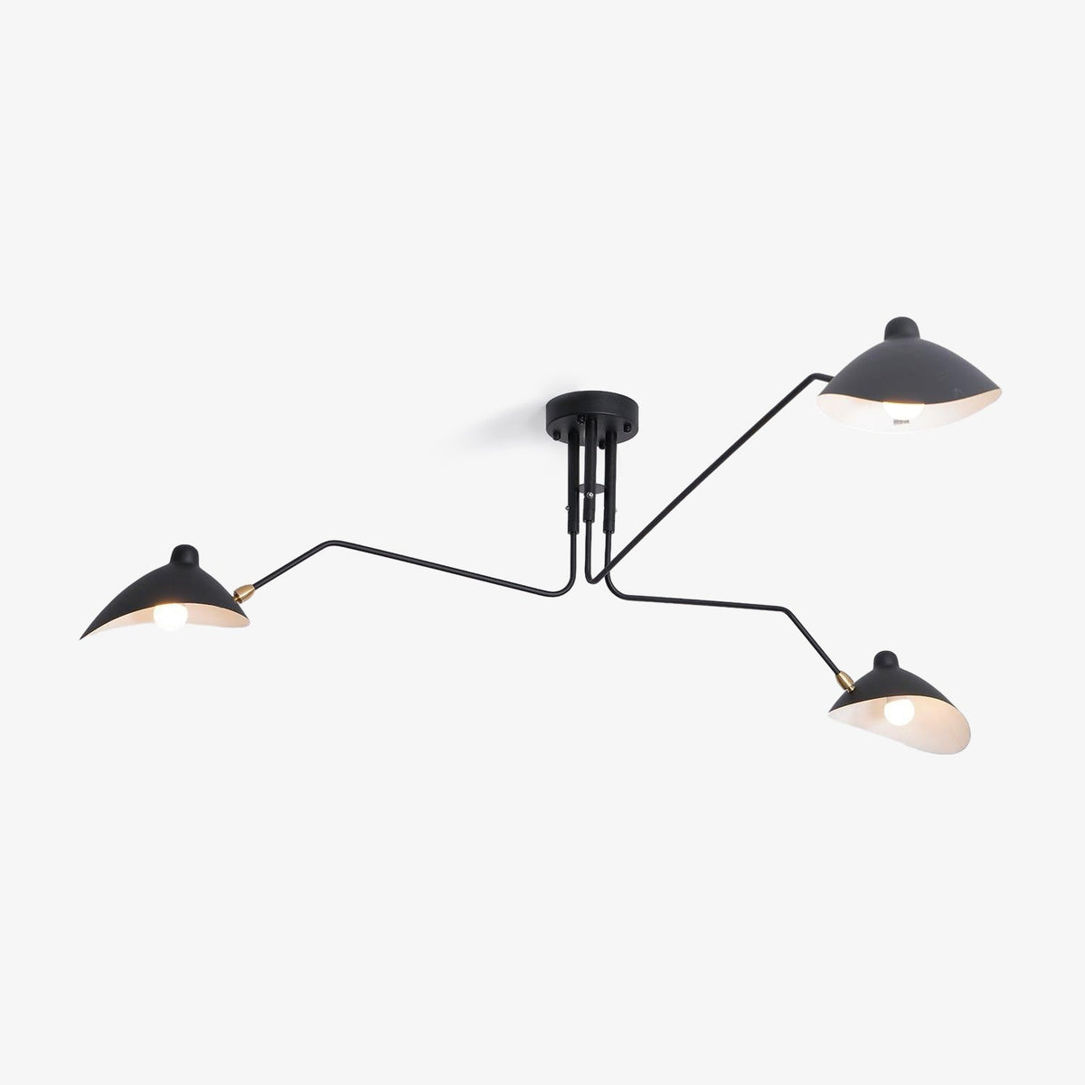 Jaler Industrie Drie Arm Plafondlamp