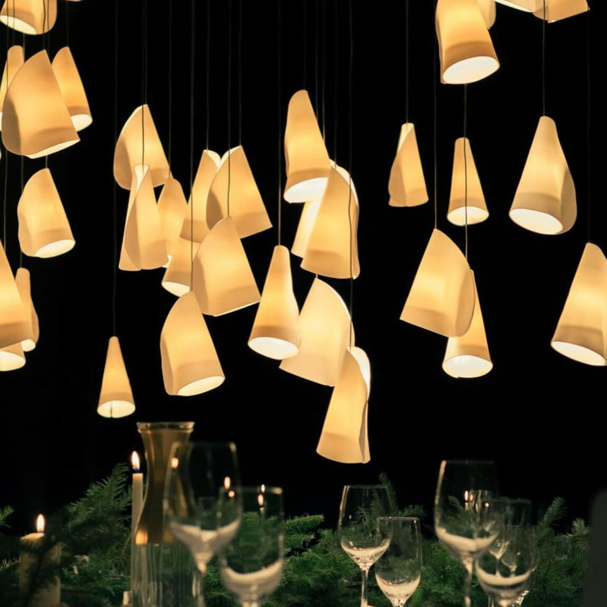 Boki Scandinavische Porseleinen Hanglamp