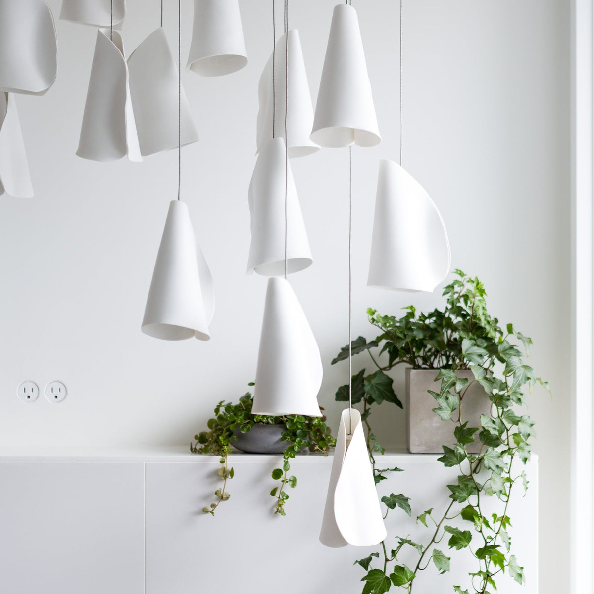 Boki Scandinavische Porseleinen Hanglamp