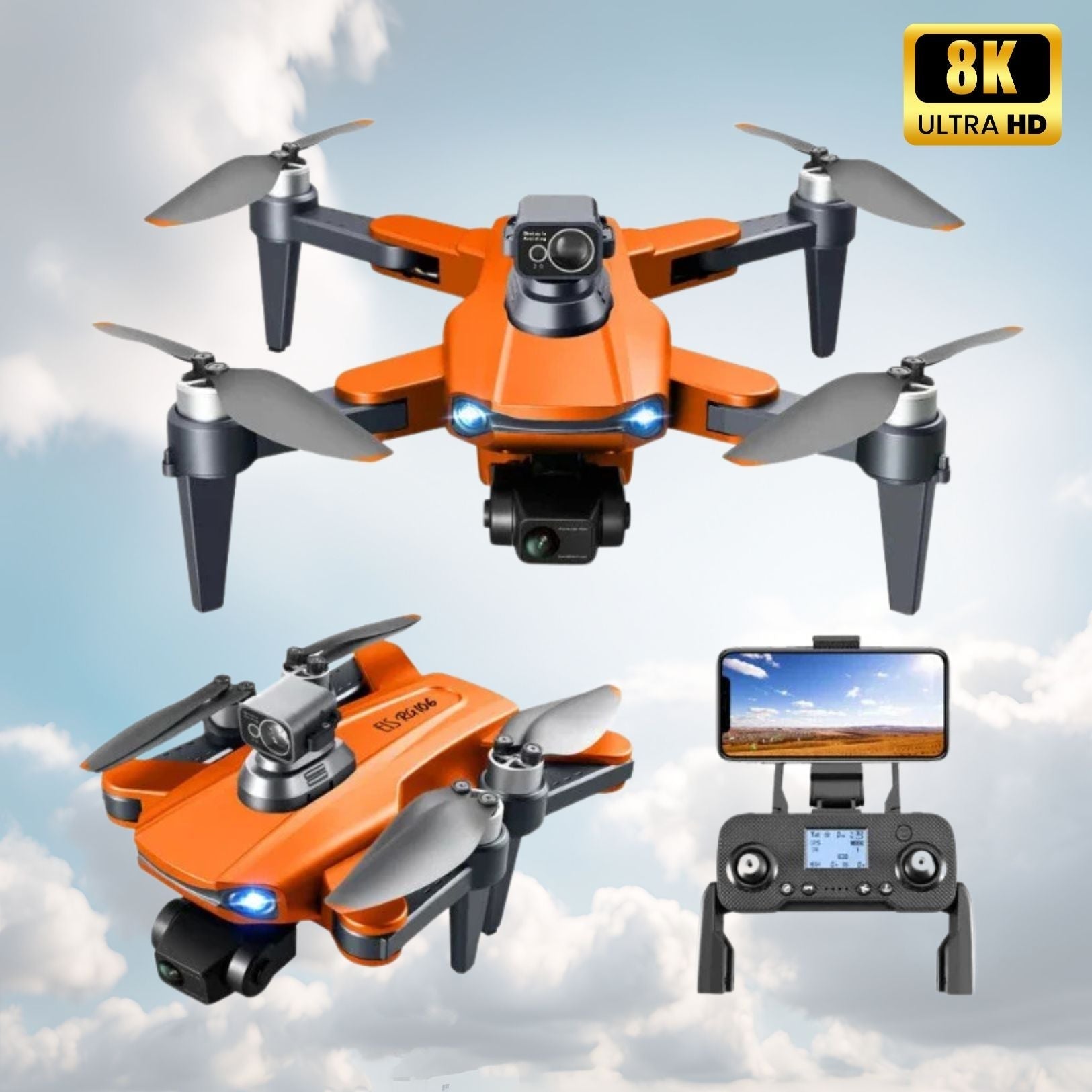 Altaris Aero Drone Pro Levert 8K Camera's, GPS Stabilisatie, Verlengde Batterijduur