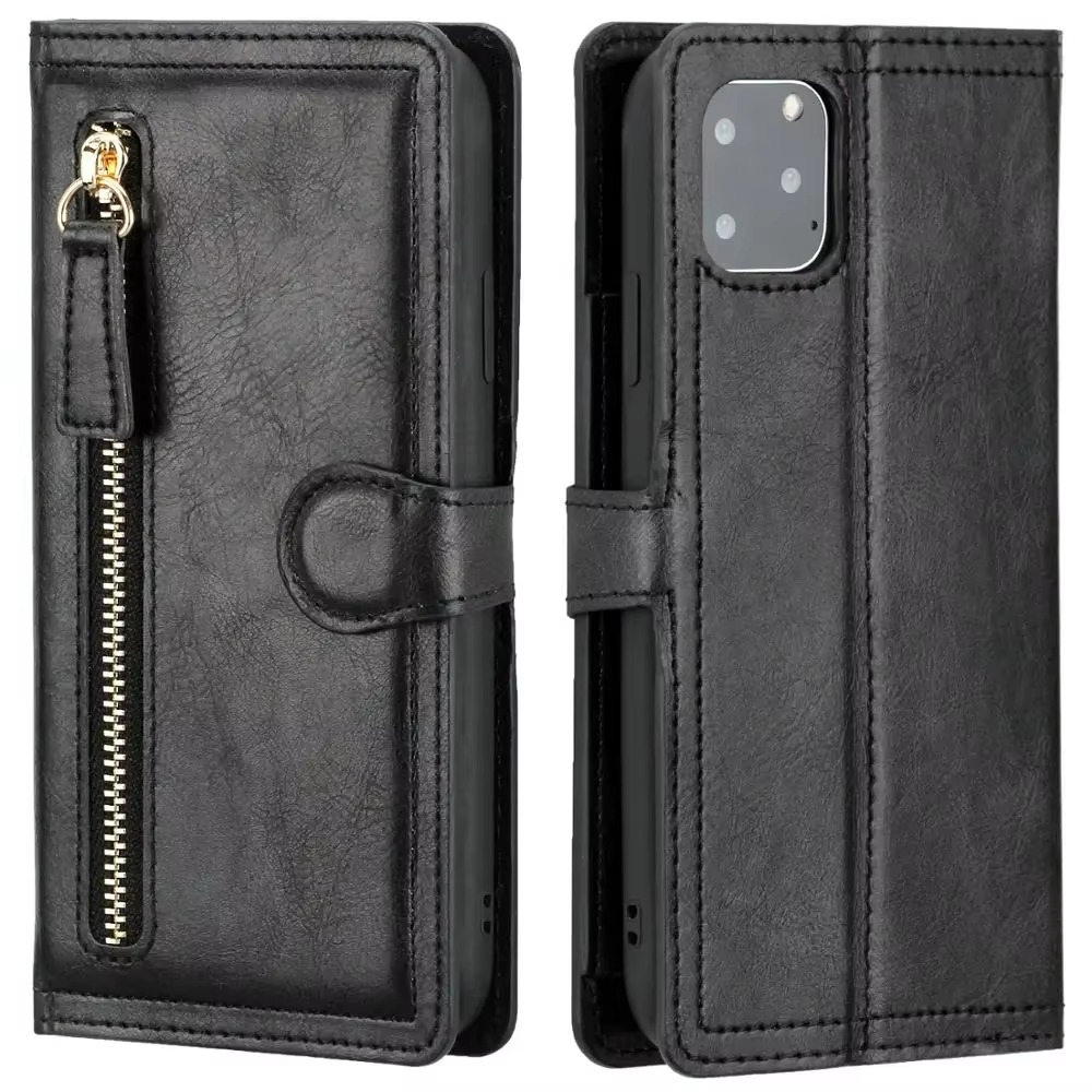 Skanto | Premium Leer iPhone Flip Portemonnee & Stand Case