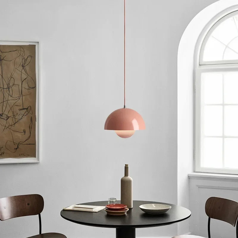 Hanglamp LED in de vorm van een halve bol