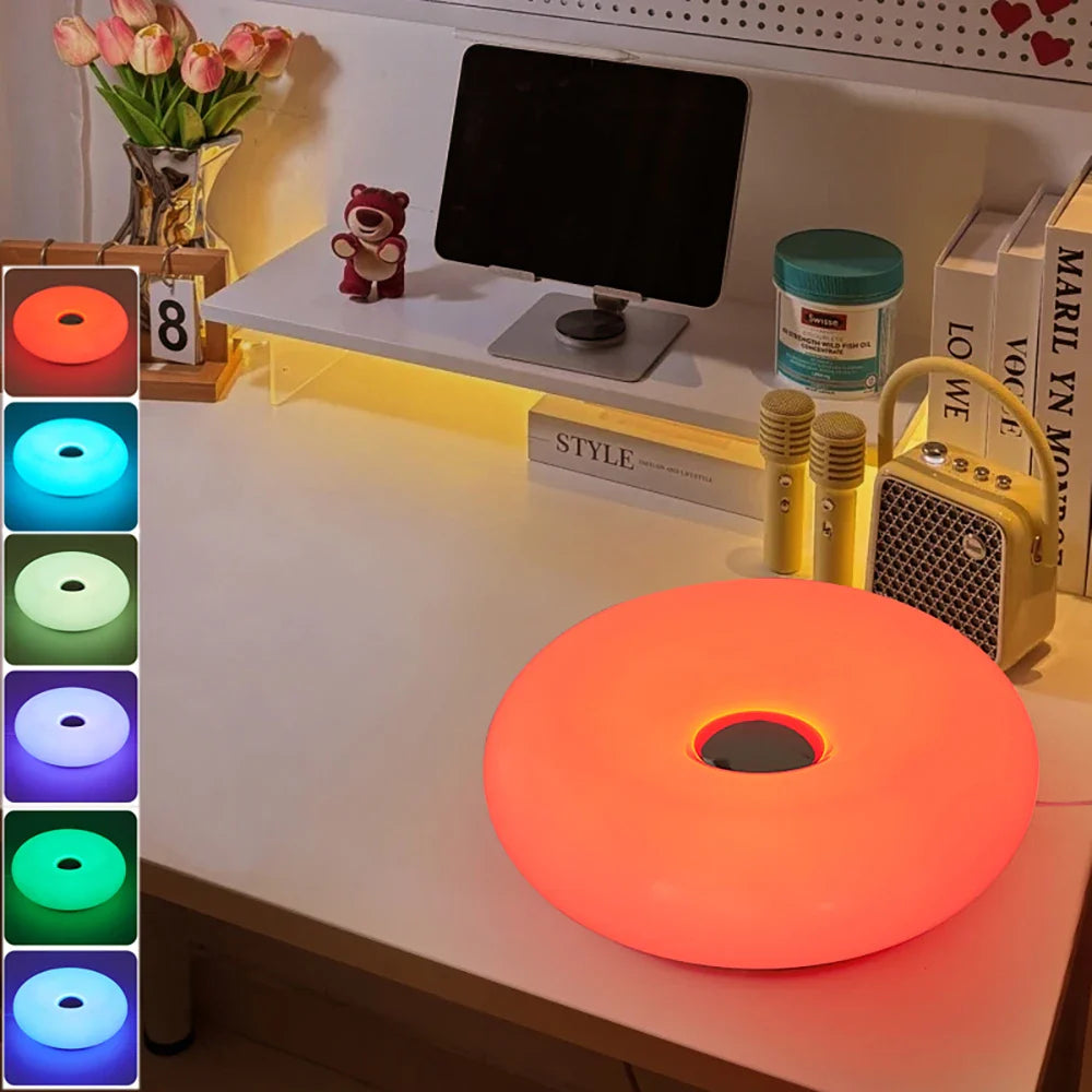 AURORA GLO LED-Lamp | RGB16 & Traploos Dimbaar | Touch- & Afstandsbediening | USB
