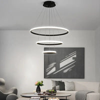 LED hanglamp ontwerp – moderne vorm van 3D-ringen