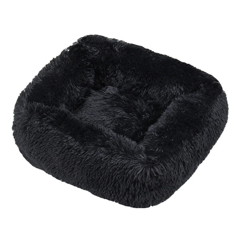 FurHaven Deluxe Dog Lounger | Lang pluche, wasbaar bed voor honden en katten