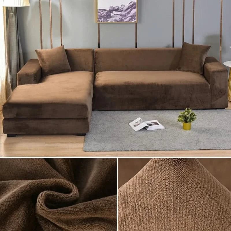 SamtLux Sofabescherming – Elastisch & Luxe voor elke woonkamer