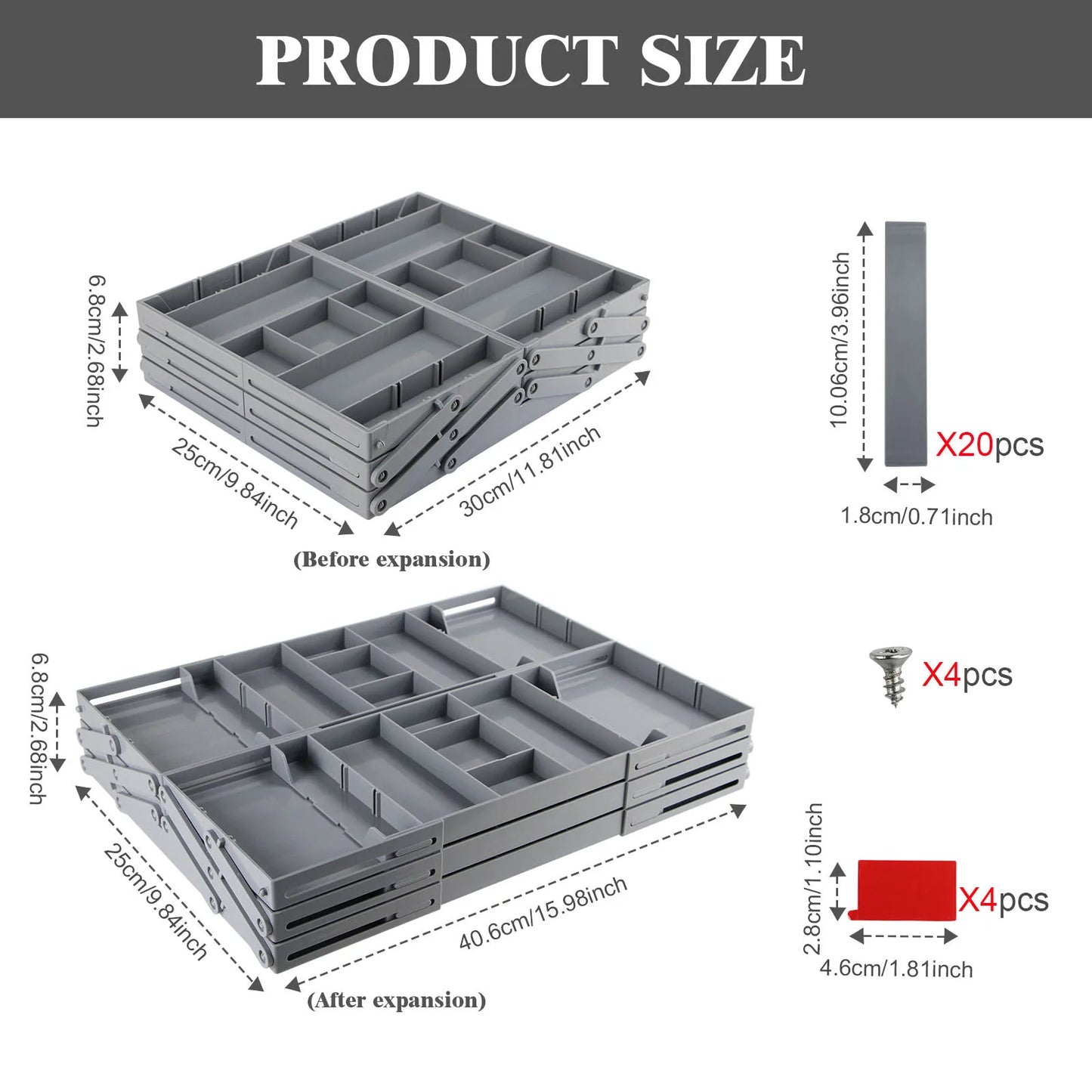 ExpandDrawer | Uitbreidbare slimme lade-organizer