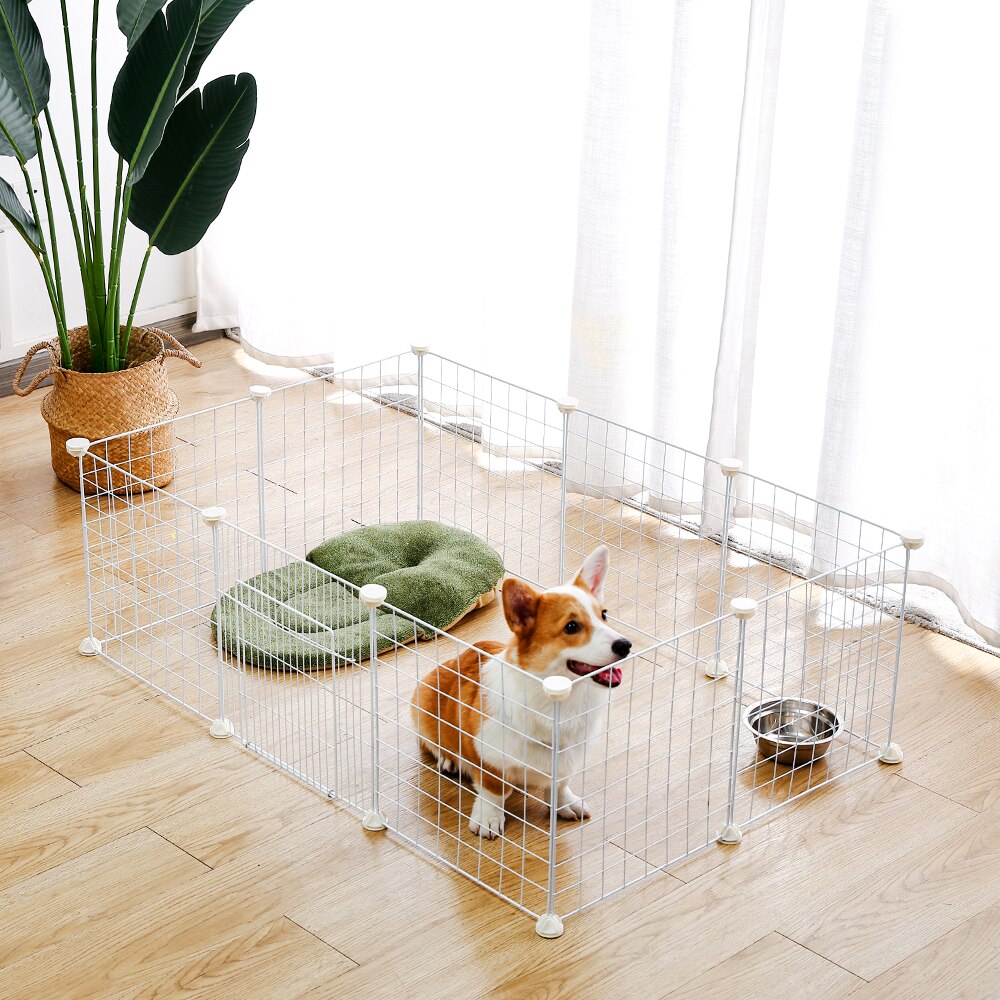 Gemakkelijk opvouwbare hondenkooi | Ruimtebesparend en zonder gereedschap te monteren Handige en betrouwbare binnenoplossing voor honden en puppy's.