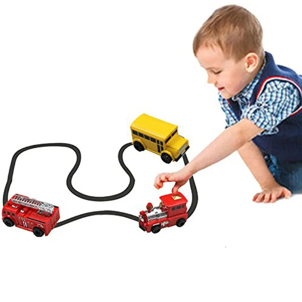De magische auto die je tekeningen volgt alsof het magie is