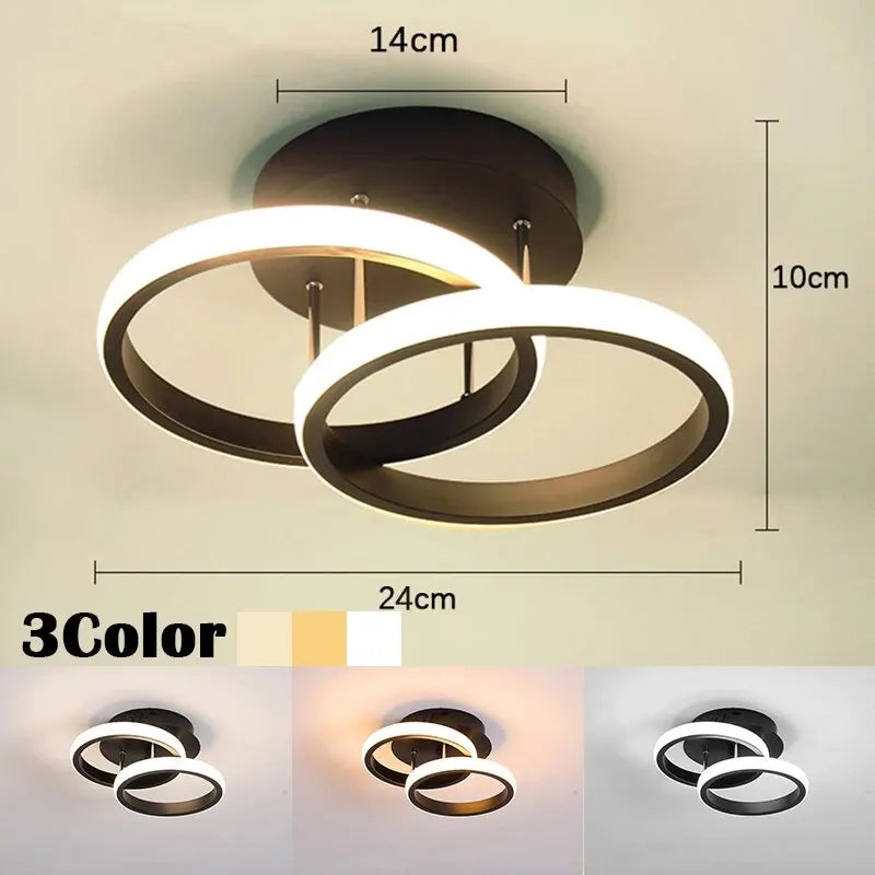Moderne LED plafondlamp in kroonluchterstijl – geometrische wandlamp in moderne stijl