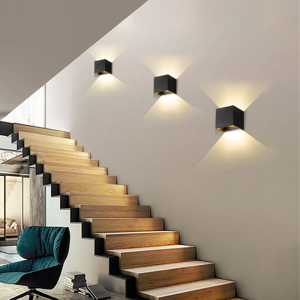 GlowLux - LuxeSquare Wandlamp