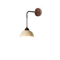 Travia Hangende Travertijn Steen Wandlamp