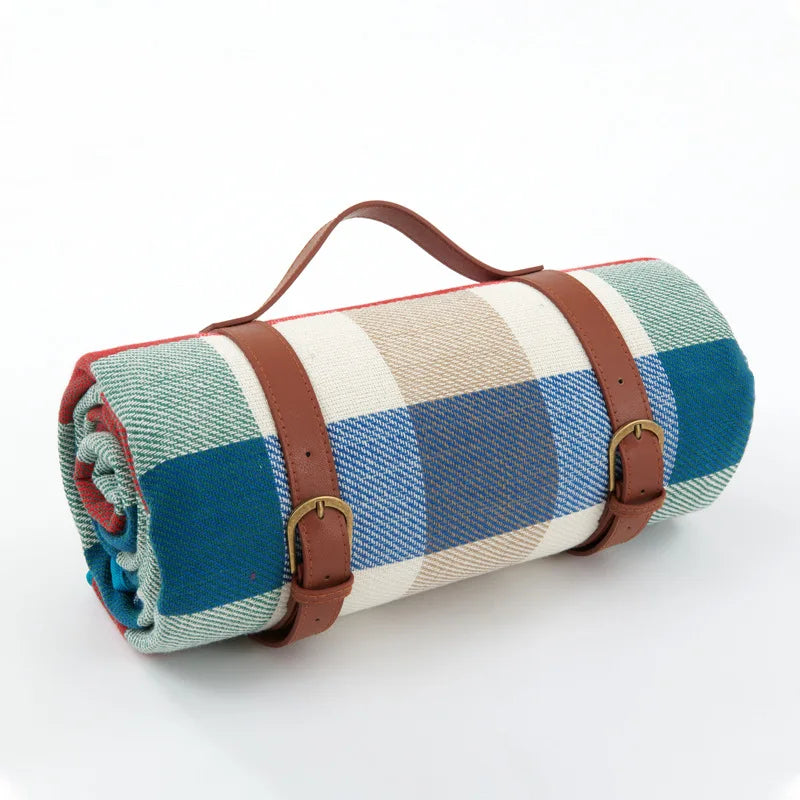 NovaPlaid | Waterdichte opvouwbare picknickdeken met draagriem | Brehn