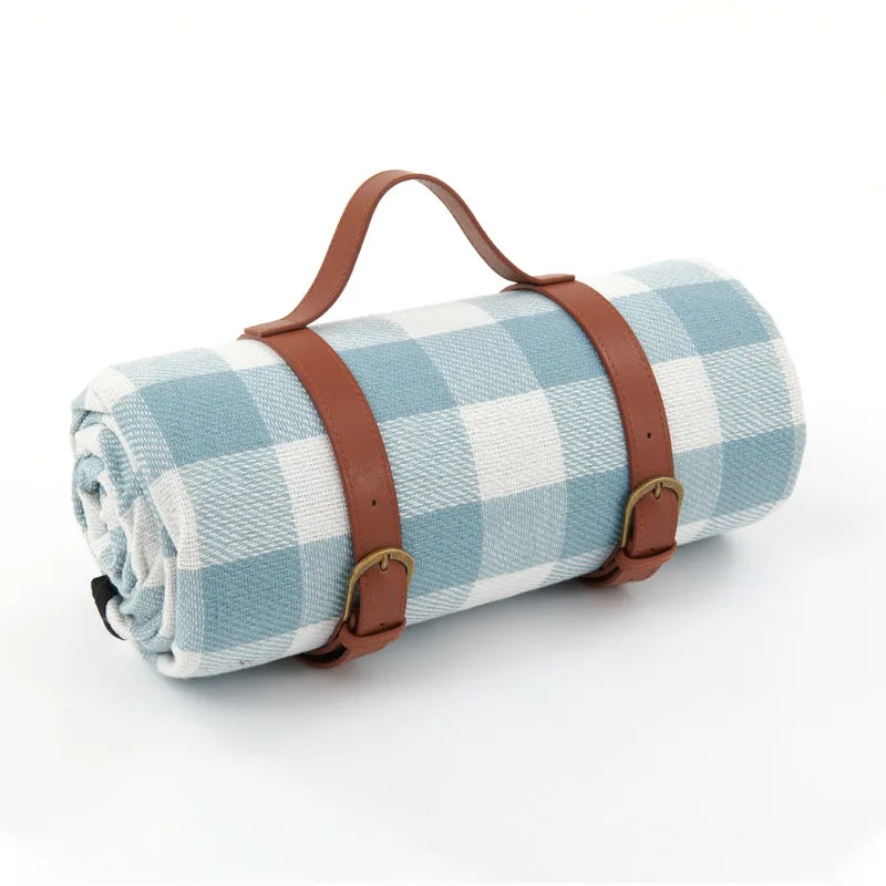 NovaPlaid | Waterdichte opvouwbare picknickdeken met draagriem | Brehn