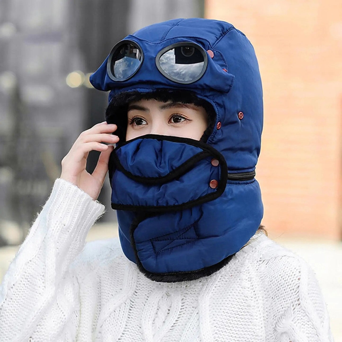 Polar Vision Thermo Winddichte Gezichtsbescherming Beanie