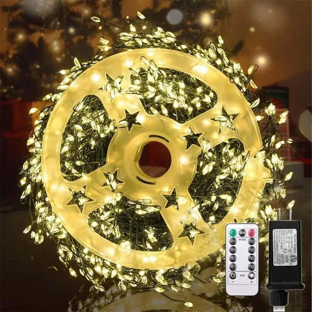 LED-Vuurwerk Lichtsnoer Ignisia | Met Afstandsbediening | 30–75 m | 900–2000 LEDs | IP65 Waterdicht | Voor Kerstmis, Halloween & Feesten