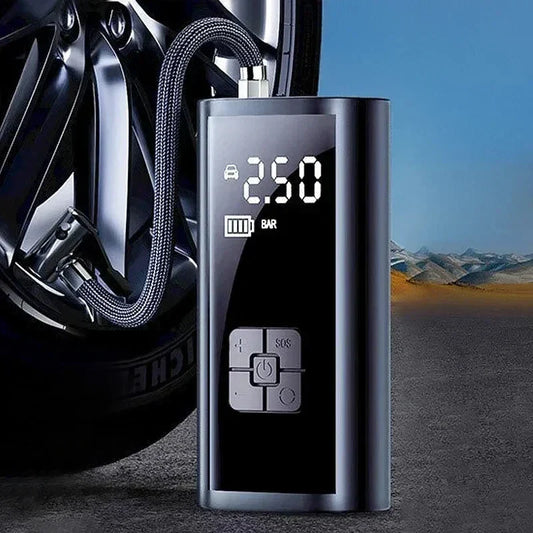 TURBOPUMP Luchtcompressor | 150 PSI kracht | Draadloos en compact | 6000mAh batterij